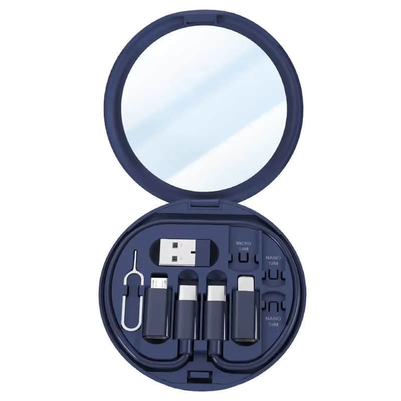 USB-Datenkabel mit Schnellladefunktion und Aufbewahrungsbox, multifunktionale digitale und elektronische Aufbewahrungsbox für Kleinzubehör – Detail 15