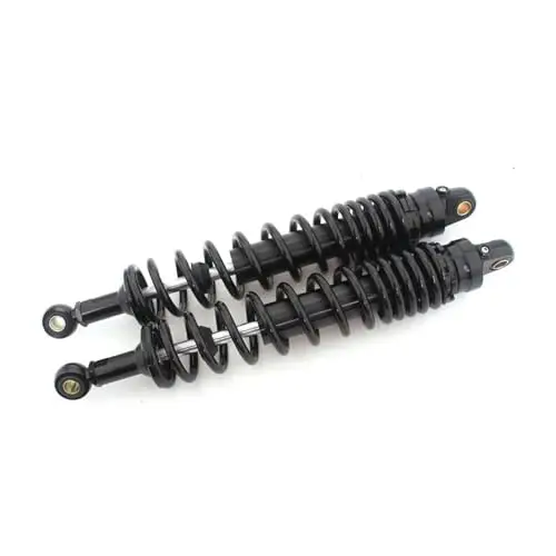 

400mm Black Motorcycle Rear Shock Absorber Struts For Suspension Lowering Replacement