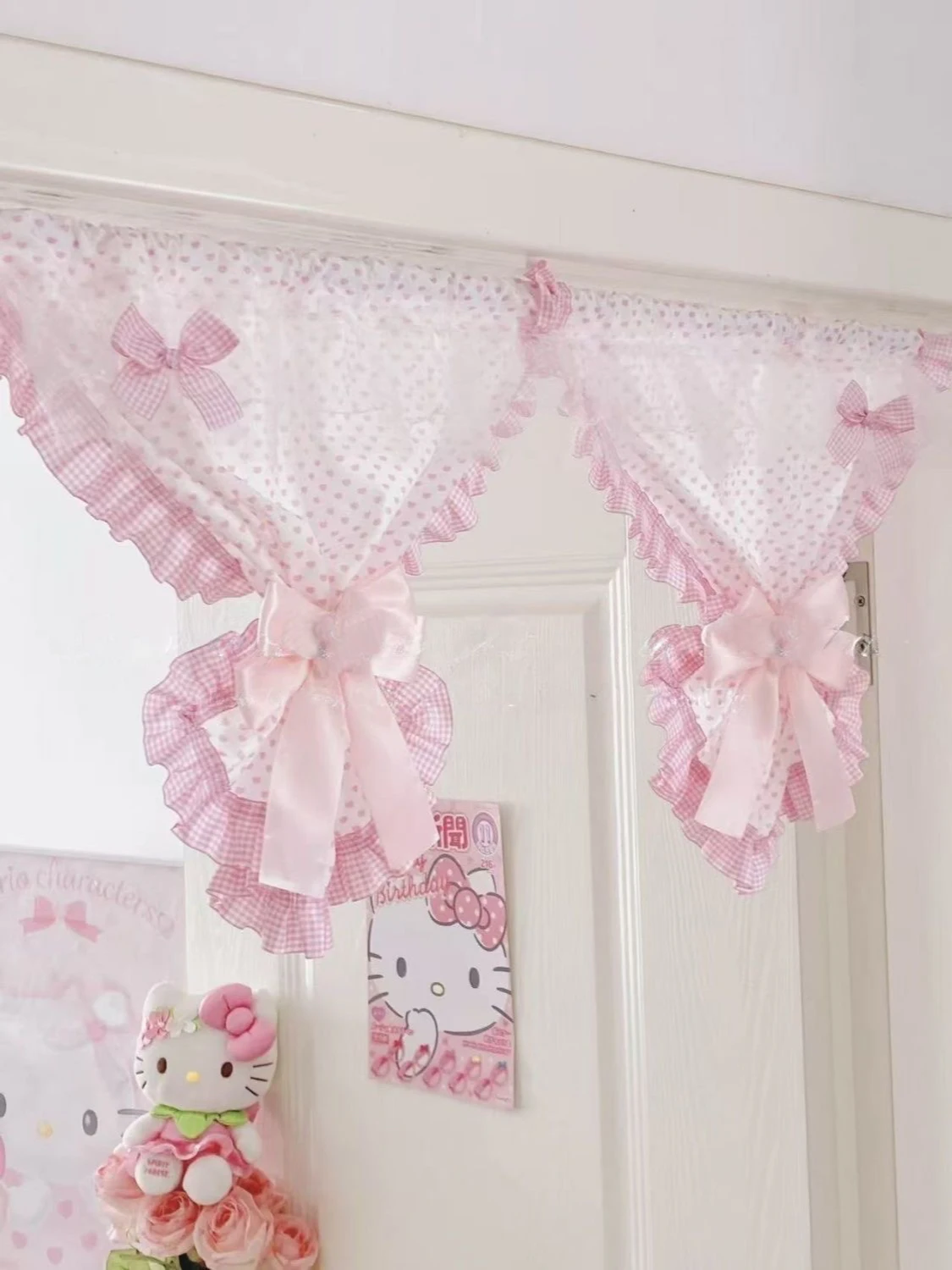 New  Style Room Partition Door Curtain Bedroom Bathroom Blocking Curtain No Drilling Required Fabric Door Curtain