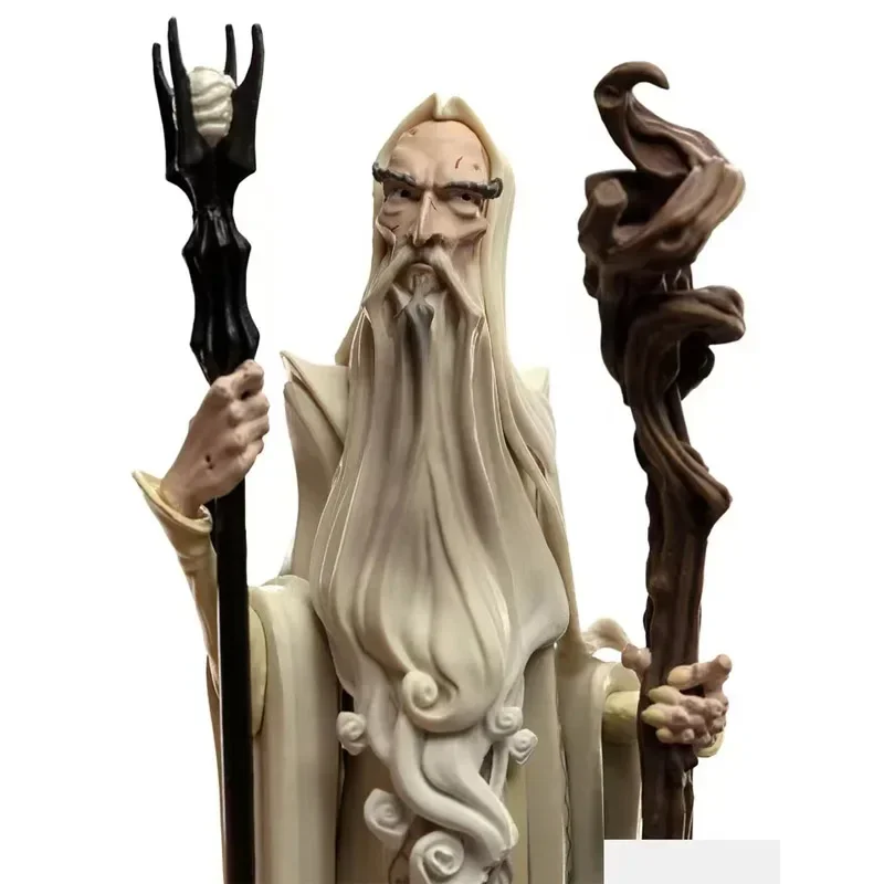 En Stock Weta Q versión MINI EPICS SDCC versión Saruman doble personal figura de acción regalo colección juguete