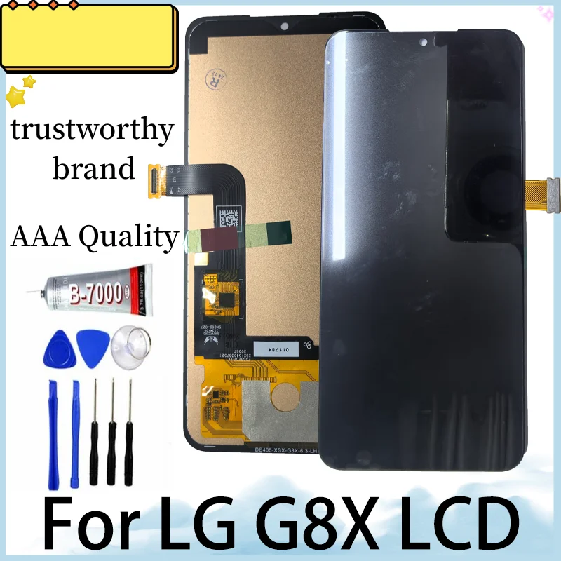 TFT 6.4'' For LG G8X ThinQ LCD Display For LG G850 LMG850 Touch Screen Digitizer Assembly For LG G8X ThinQ V50S LCD Replacement