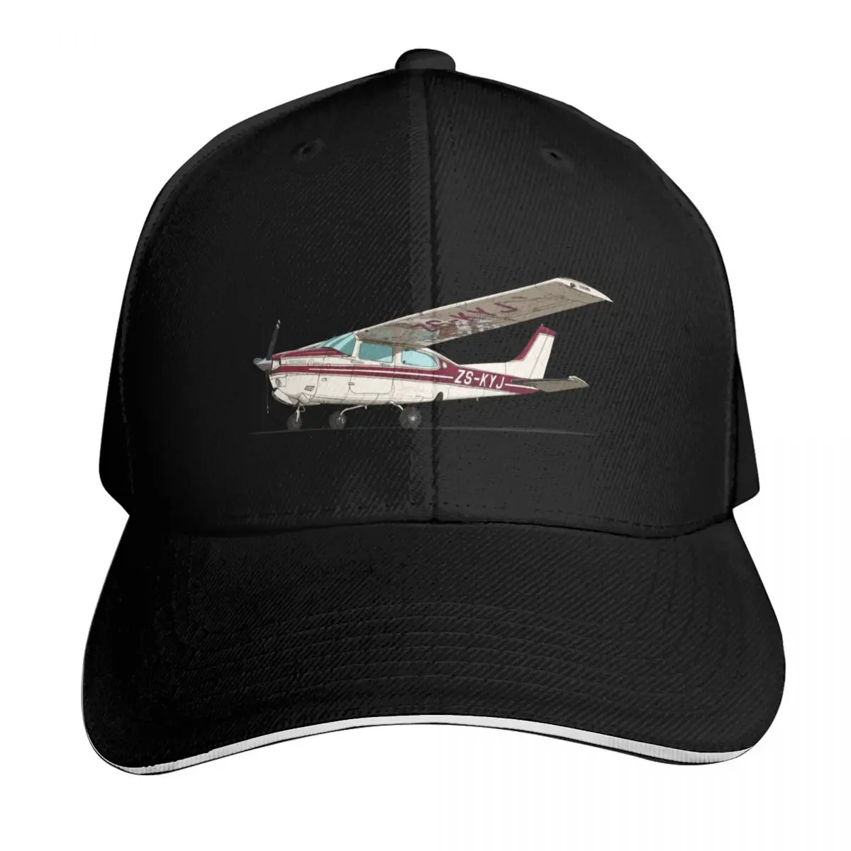 Gorra de béisbol con ilustración digital de Cessna 210 Centurion, regalo ideal para piloto, nueva, de marca de lujo, para hombre, tenis, mujer