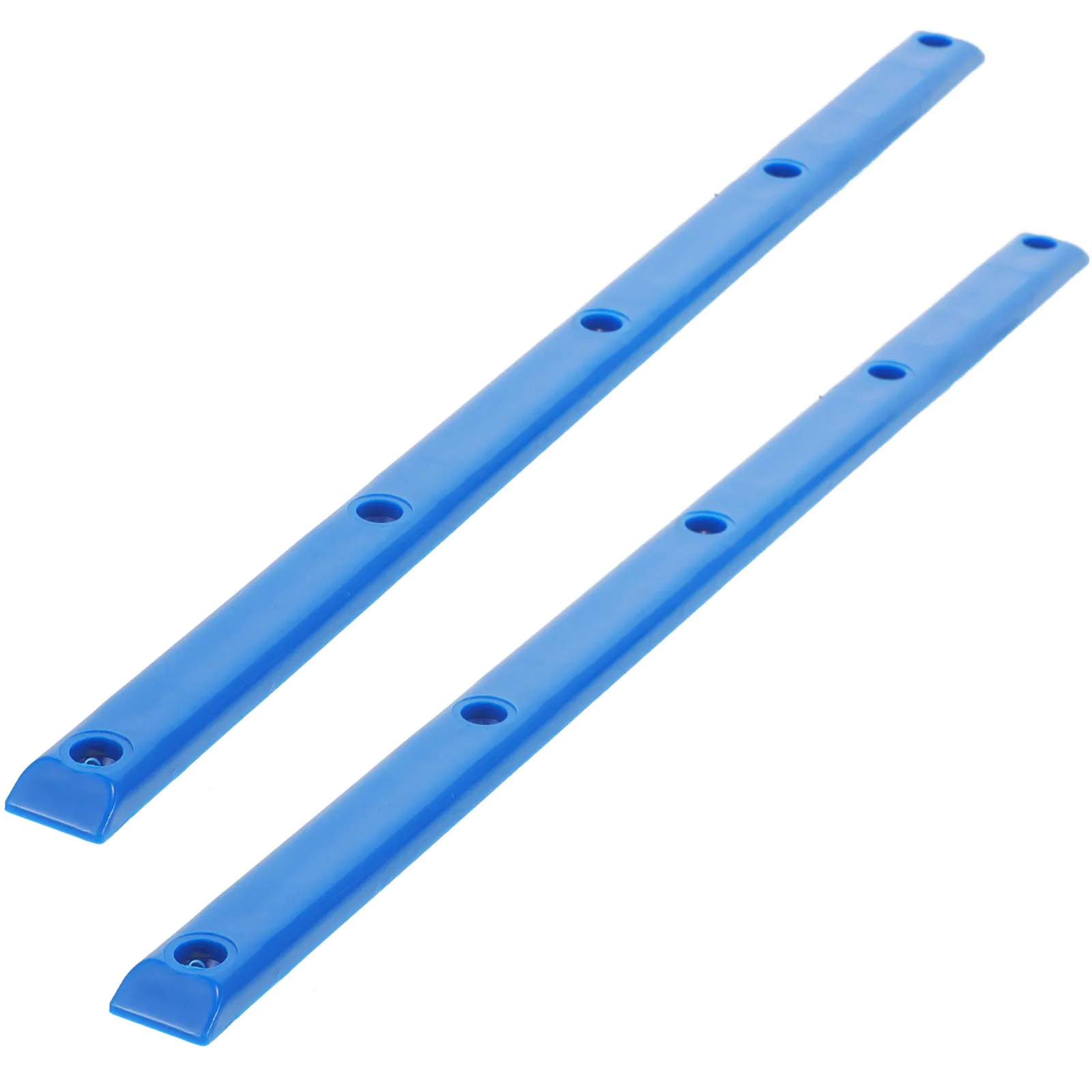 

2Pcs Anti-Collision Skateboard Rails Wear-Resistant Plastic Rib Bone Longboard Deck Edge Guard Sturdy Replacement Strips
