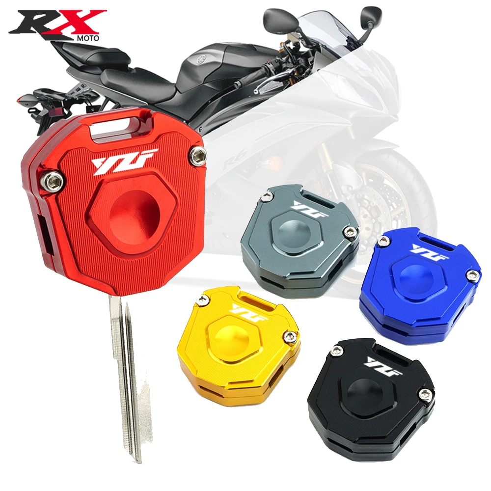 New For YAMAHA YZF R125 R25 R3 R6 R1 Motorcycle Key Shell Case Protective Cover YZF-R25 YZF-R6 YZF-R3 YZF-R1 NEW Key Shell Case