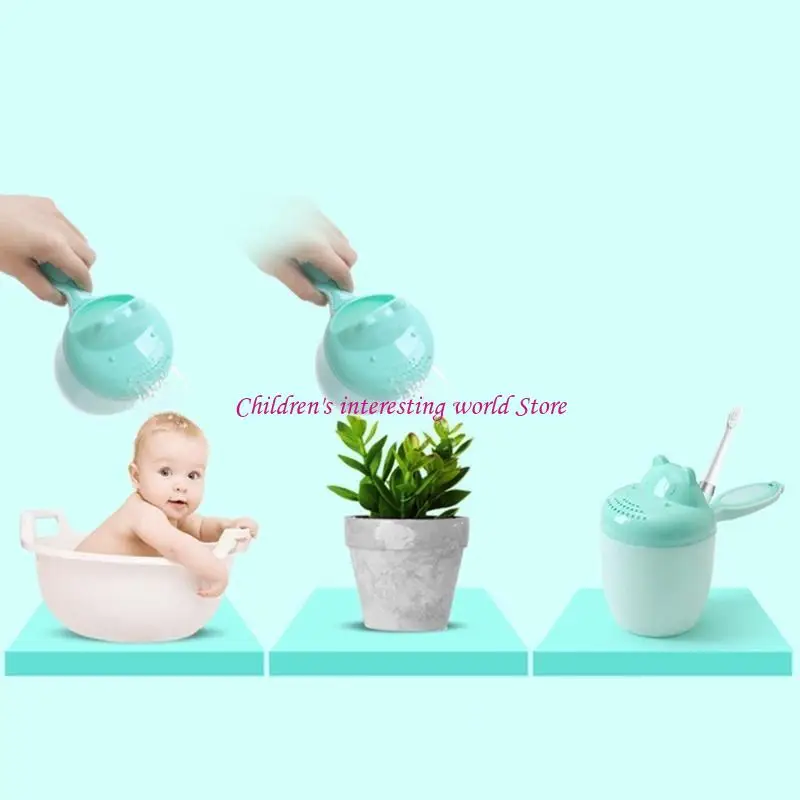 Baby Bath Rinse Toddler Hair Wash tazza shampoo carino tazza da bagno a cascata tazza 425f