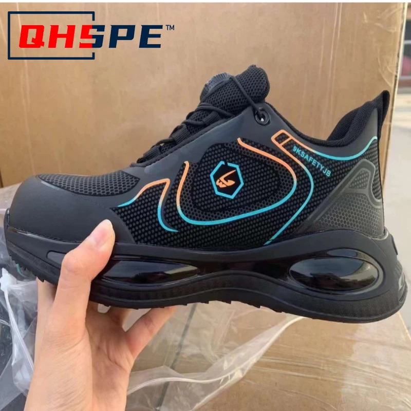 swivel buckle Safety Boots Men's Work Sneakers Battlefield Boots Breathable Steel Toe Shoes Safety stab-proof men's boots