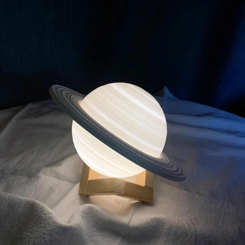 

Computer desktop planet Saturn model night light niche high-end atmosphere ornament birthday gift