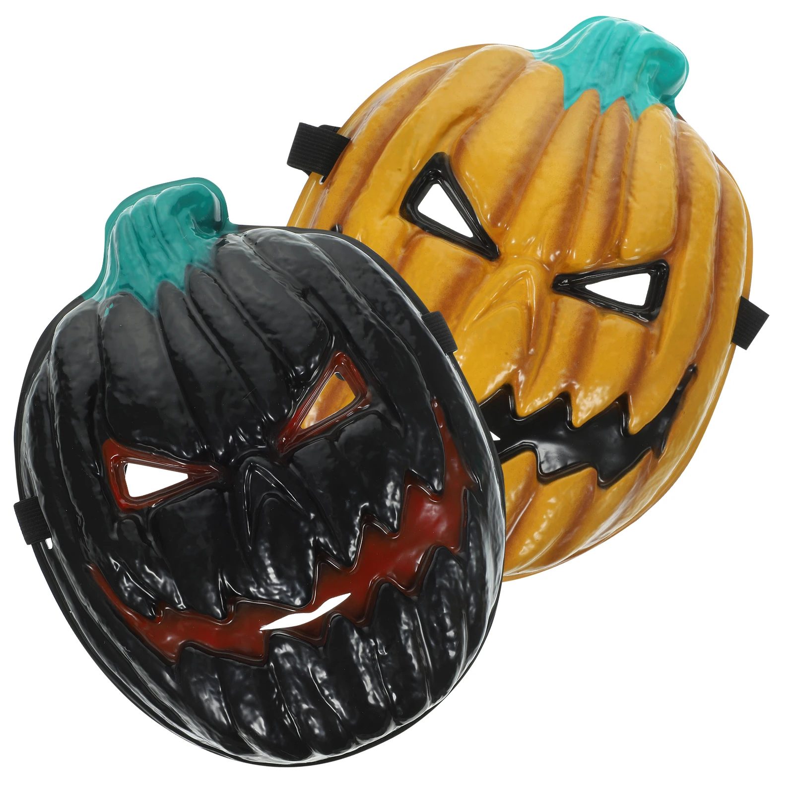 

2 PCS Grimace Mask Funny Cosplay Party Halloween Costumes Pumpkin Ghost Head