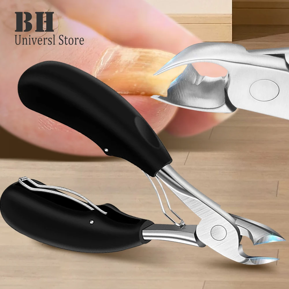 Stainless Steel Nail Clippers Trimmer Ingrown Pedicure Care Professional Cutting Tools for Feet Toenail Paronychia Improved