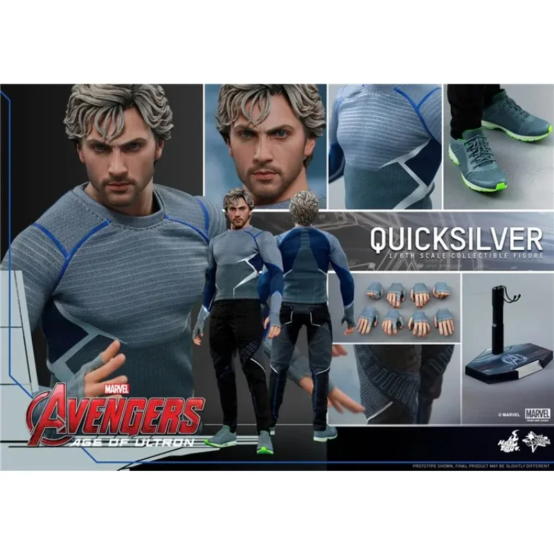 

Marvel Avengers 2 Hottoys Ht 1/6 Mms302 Quicksilver Body parts Movable Soldier Dolls Action Figures Hobbies children Toy Gifts