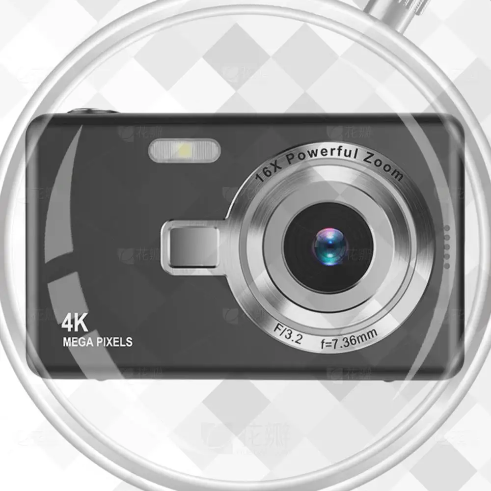 

4K HD 1080P Digital Camera Anti-Shake Autofocus Vlogging Camera 2.4 Inch IPS Screen Photography Camera for Kid Adult Photography