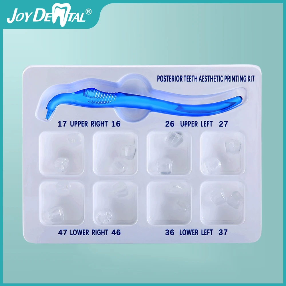 

JOY DENTAL Dental Posterior Teeth Aesthetic Printing Mould Kit For Light Cure Composite Restoration Filling Tools