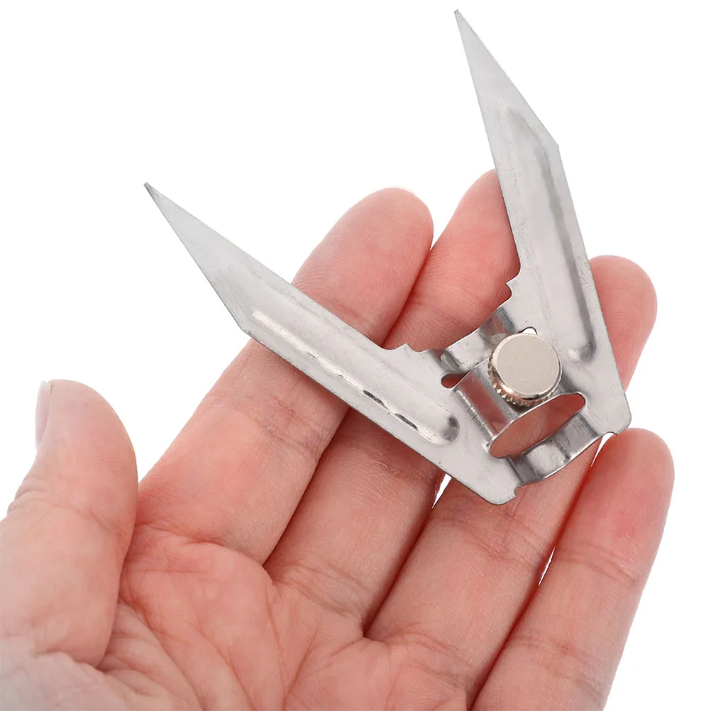 

4 Pcs Rotating Chicken Forks Stainless Steel BBQ Skewers Rack Material Home Oven Compatible Uniform Cooking Easy