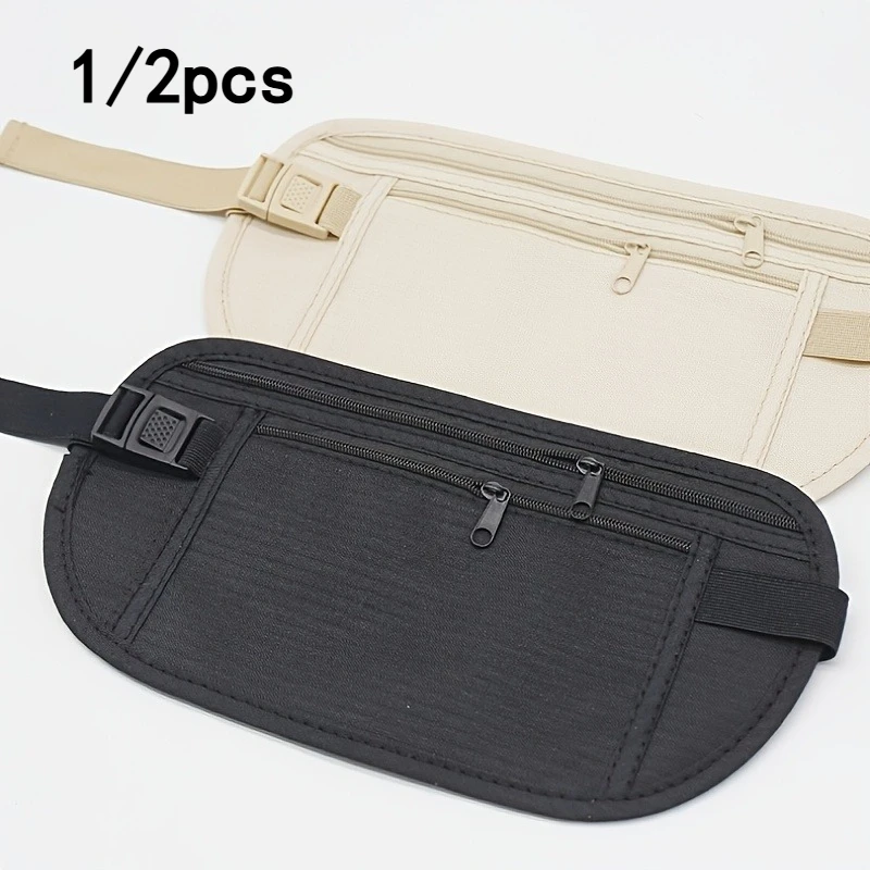 1pc Men's/Women's Running Belt, Slim Anti-Theft Fitness Waist Pack with Hidden Pocket