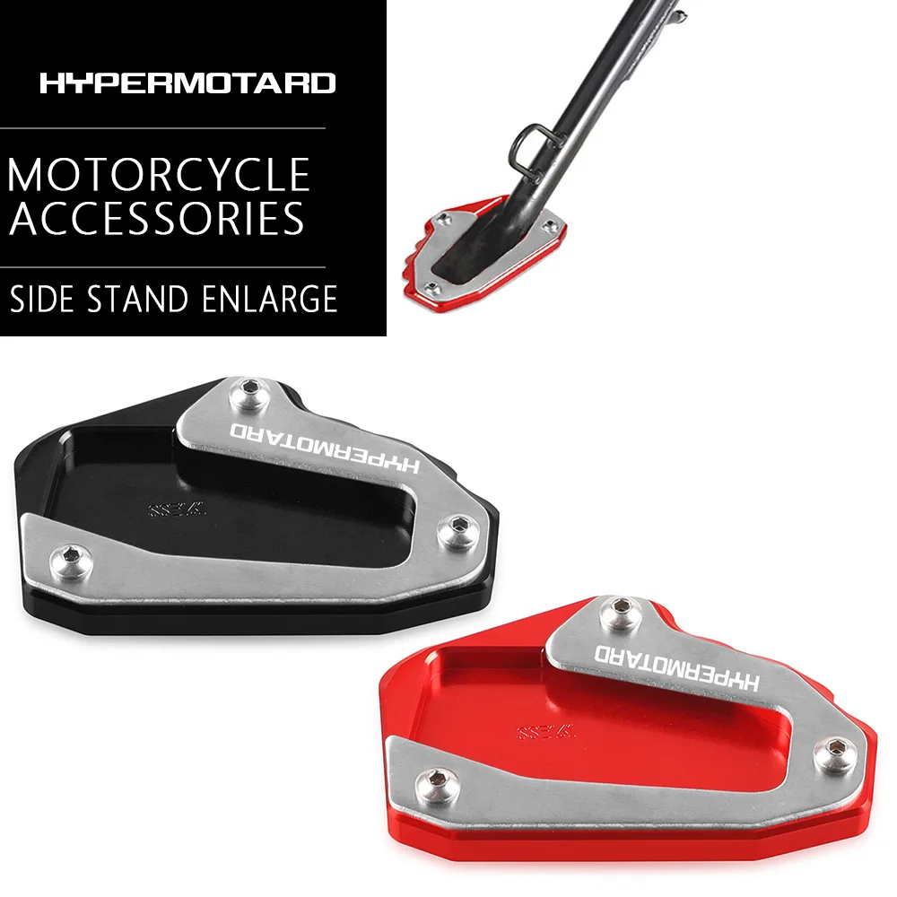 

For Ducati Hypermotard 939/SP SuperSport/S 2017- 2023 Motorcycle Kickstand Support Plate Foot Side Stand Enlarge Extension Pad