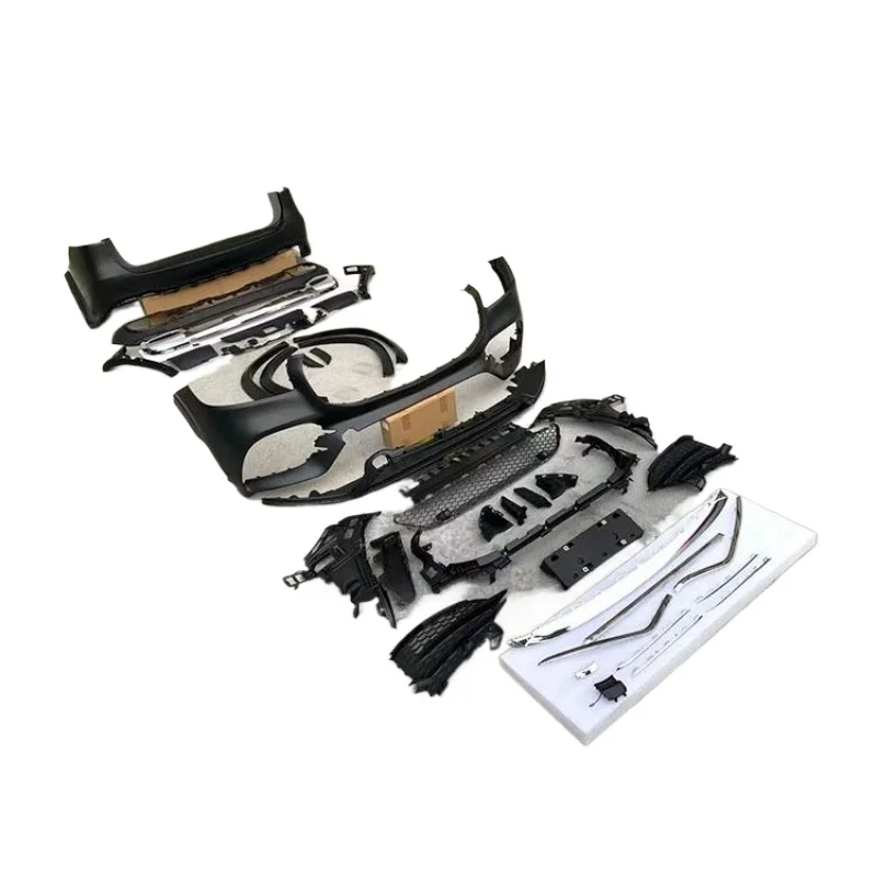 for  Car full body modification kit large encirclement bumper parts decoration body kit for GLS w167 upgrade sport style