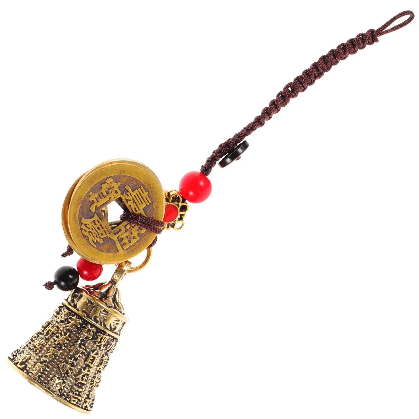 خمر النحاس جرس قلادة القلب الصغيرة DIY المفاتيح سحر شنقا جرس للحرف الديكور مستلزمات صناعة المجوهرات #6