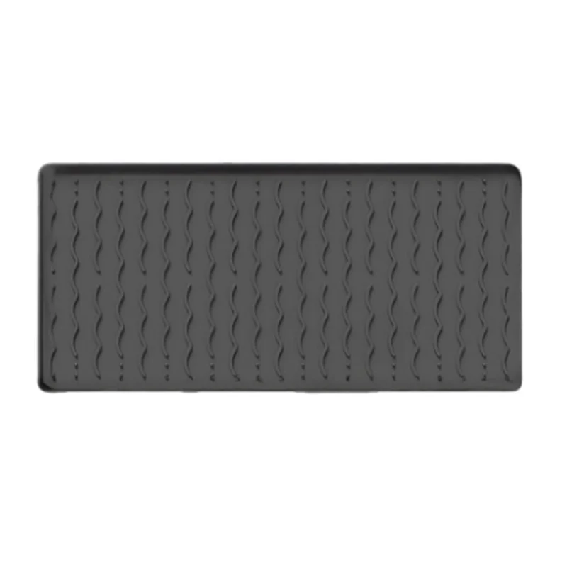 

ABGR-Коврик для кофейного бара, водонепроницаемая защита столешницы для эспрессо-машины (большой коврик для сушки черного цвета для кухонной стойки)