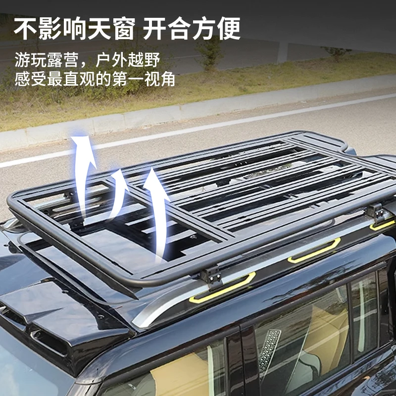 

Автобагатели Багажник на крышу Модификация лестницы Черный АБС-материал Багажник на крышу автомобиля Лестница Заднее крепление Перекладина Модификация системы багажника на крышу