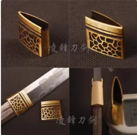 

Наружный 32 мм внутренний 26,5*7,5 мм, высококачественный латунный медный зажим Habaki NINJIAותMARTIAL, аксессуары для японского меча Katana