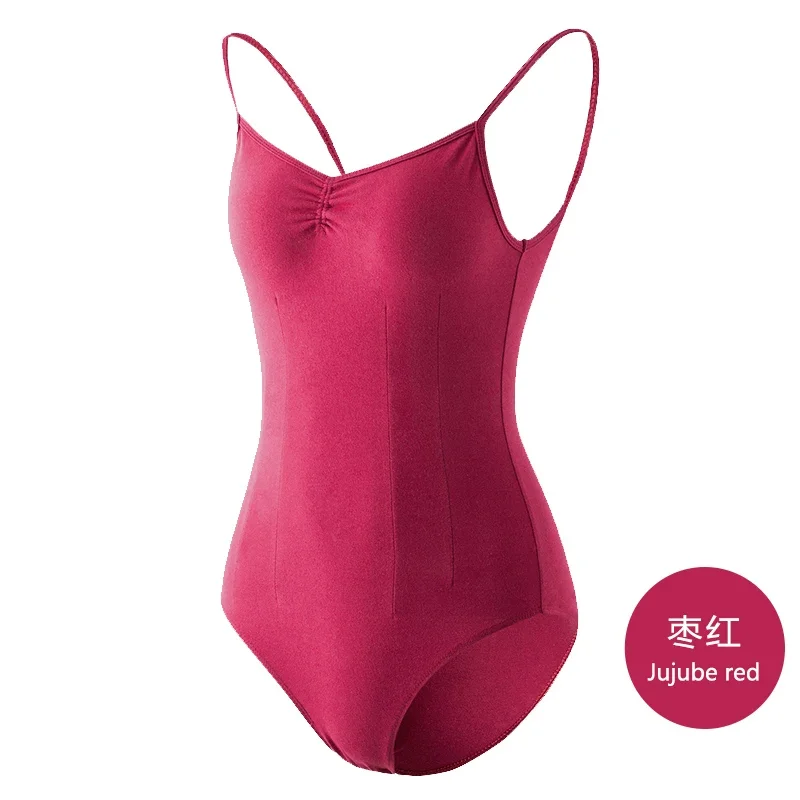 Vestito delle ragazze Carro Armato Backless Balletto Body per i Costumi di Danza Per Adulti Canotta Tuta Dancewear Delle Donne di Ginnastica Body