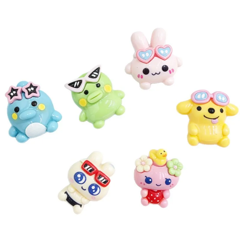 Tamagotchi Accessories Mamekichi and Ooguchi New Creative Cartoon Fashionable Personalized Bags and Hair Clips DIY Decorations view 5
