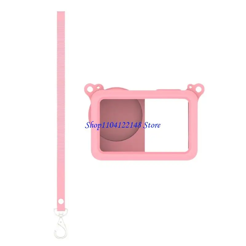 P9FA Flexible Silicone Housing For Action 6 Camera Cover Case Precise Cutout And Enhanced Grip Impact Protections Design