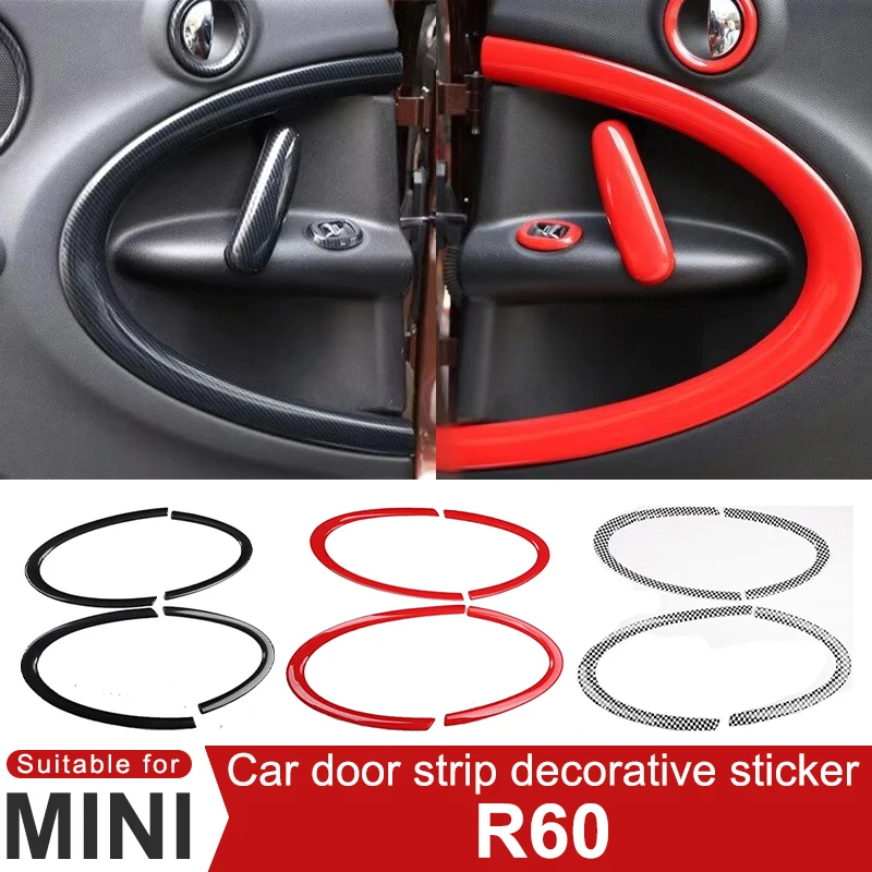 For MINI Cooper S JCW R60 Countryman Car Door Strip Trim Cover Decorative Sticker Car Interior Modification Accessories