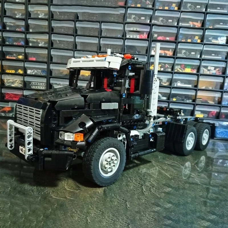 1708PCS MOC Performance Automotive Replica Model Engineering Construction Decorative Building Blocks Detailed Exhibit Toy Gift