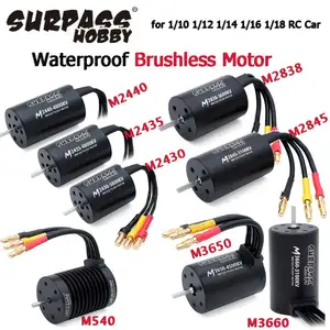 MELAMPAUI HOBI Motor Brushless Tahan Air M2430/2435/2440/2838/2845/540/3650/3660 untuk Mainan Wl 1/10 1/12 1/14 1/16 1/18 Perahu Mobil RC 10 penjualan terbaik 3660 kombo motor tanpa sikat - №