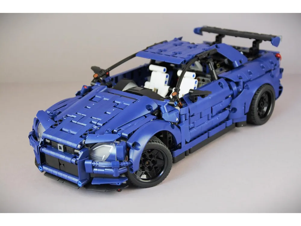 2024 MOC R34 Supercar Building Kitรุ่นรถแข่งอาคารชุดสําหรับเด็กผู้ใหญ่ของขวัญ