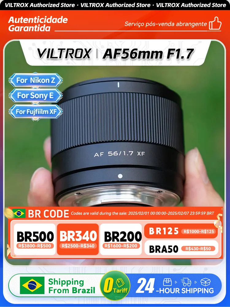 Viltrox AF 56 мм F1.7 фотосессия беззеркальная Камера авто объектив для Nikon Z Z30 Z50 Fujifilm XF APS-C Fujifilm XF X-T4 56 1,7
