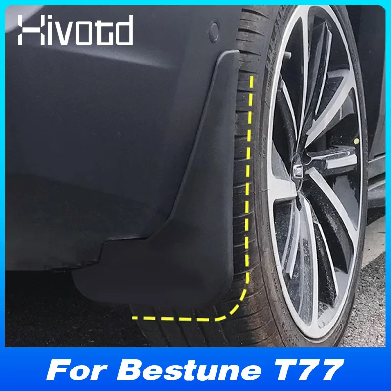 

Car Mud Flaps Mudguards Fender Cover Splash Guard Plastic Protective For Bestune T77 2019-2023 Exterior Modification Accessories