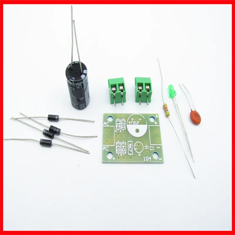 1N4007 Full Bridge Rectifier Module 1A AC to DC Conversion for Electronics