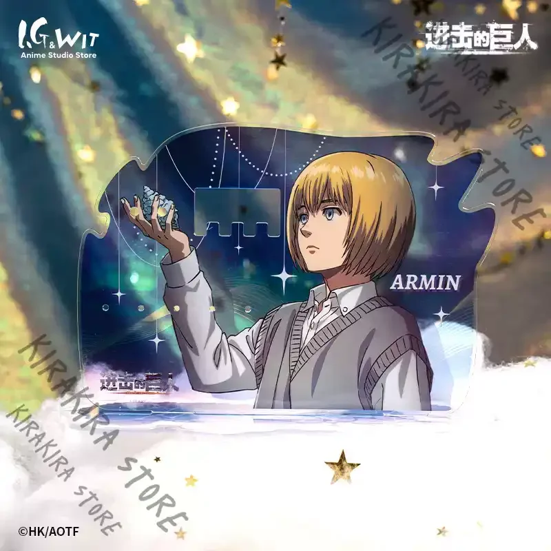 attack-on-titan-armin-arlert-levi-ackerman-cosplay-acrylic-stand-sign-ornaments-genuine-figurine-standing-plate-peripheral-decor