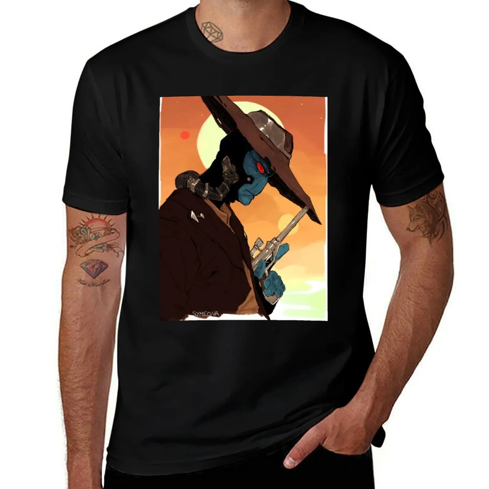 

Футболка Cad Bane, мужские футболки, футболки с графическим рисунком, дизайнерские футболки для мужчин, комплект хлопковых футболок