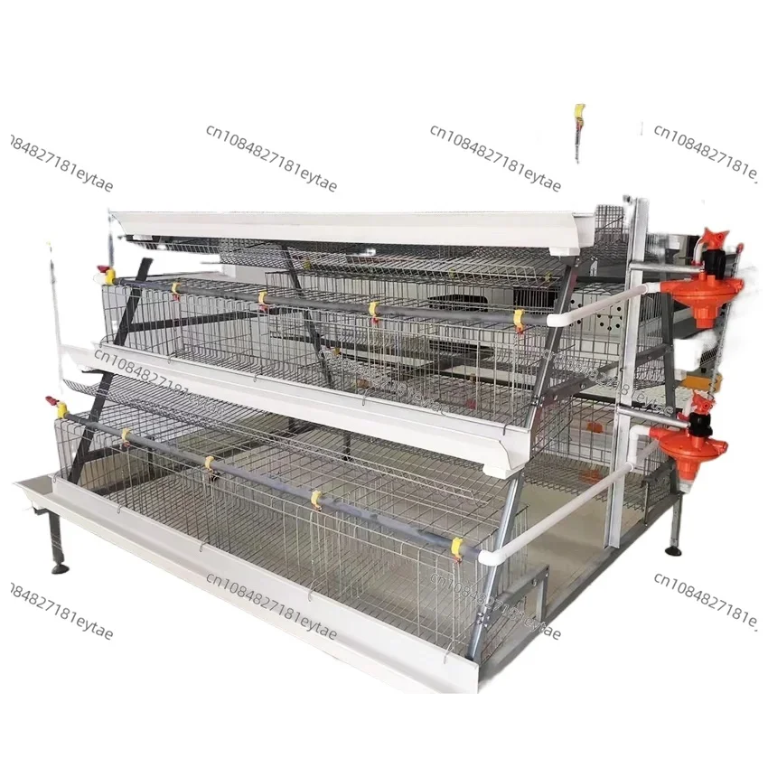 

4 Tier 128 Birds A Type Layer Chicken Cage Egg Laying Hens Poultry Farm Equipment for Small Farm