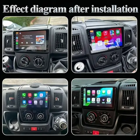 Android 16 For Fiat Ducato 2005-2025 Citroen Jumper Peugeot Boxer Dodge Ram carplay radio auto android head unit multimedia play