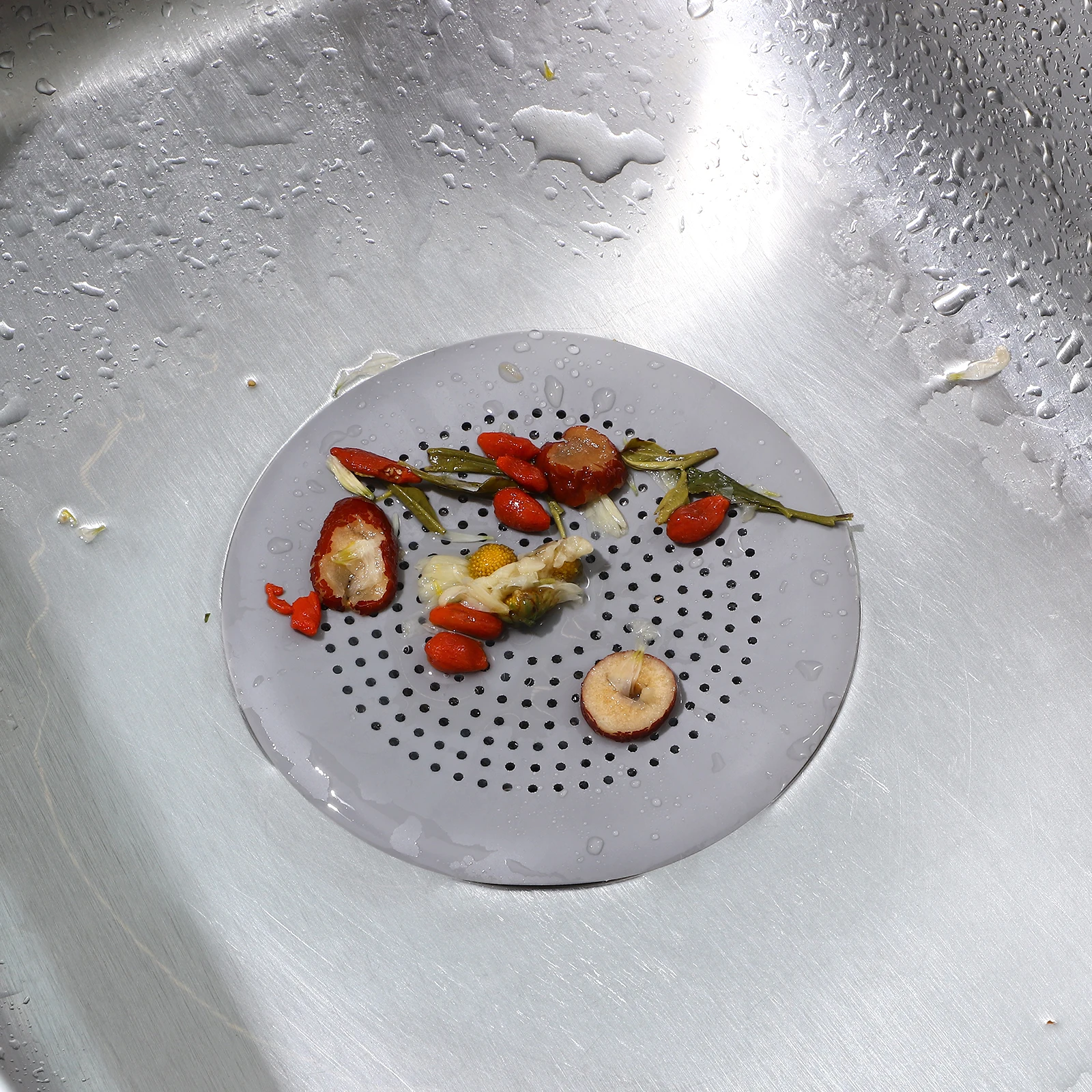 

3pcs Silicone Drain Hair Catcher Anti-Clogging Floor Drain Cover Shower Tub Strainer Stopper Reusable Sink Filter