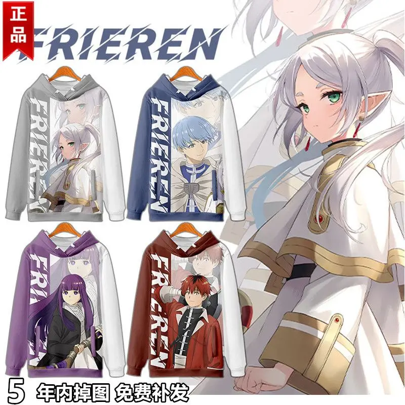 

Anime Sousou No Frieren 3d Print Hoodie Men Women Fashion Tracksuit Casual Hoodie Sweatshirt Clothes Beyond Journey Tracksuit