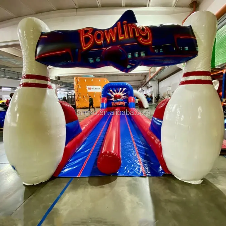 

Carnival Outdoor PVC Tarpaulin Inflatable Bowling Alley Blow up Bowling Simulator Game for Sale