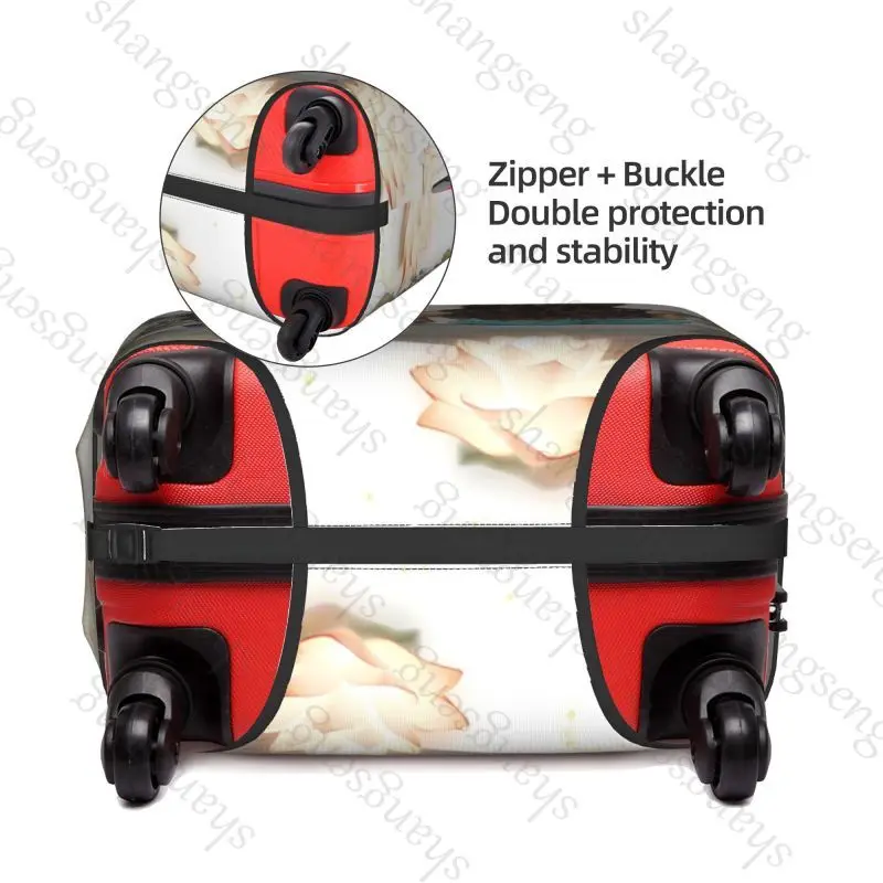 حقيبة واقية لحقيبة السفر للأخوات البنات اللطيفة، غطاء حماية مرن، غطاء أمتعة قابل للغسل، 18-32 بوصة #2