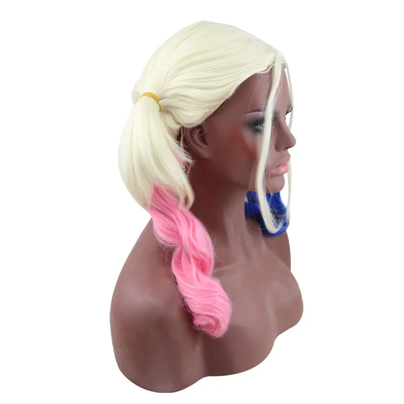 فرقة الانتحار هارلي كوين مهرج فتاة التدرج شعر مستعار تأثيري هارلين كوينزيل فتاة المهرج