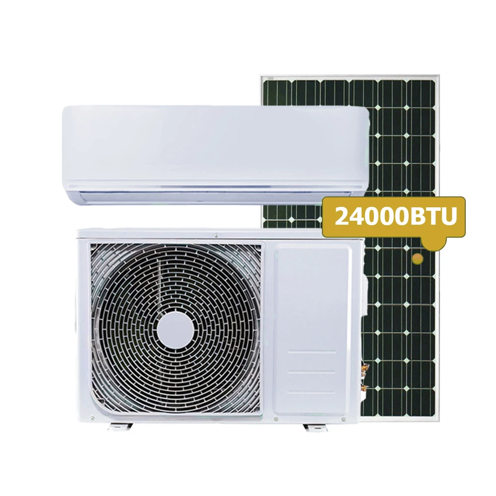 Solar panel air conditioner set 9000BTU 12000BTU 18000BTU 24000BTU Easy Operating with warranty