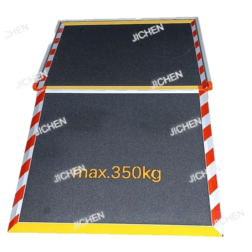 アルミニウム合金製バリアフリーランプボード、バスカートペダルボード、耐久性のある補助保護、新しく発送された商品