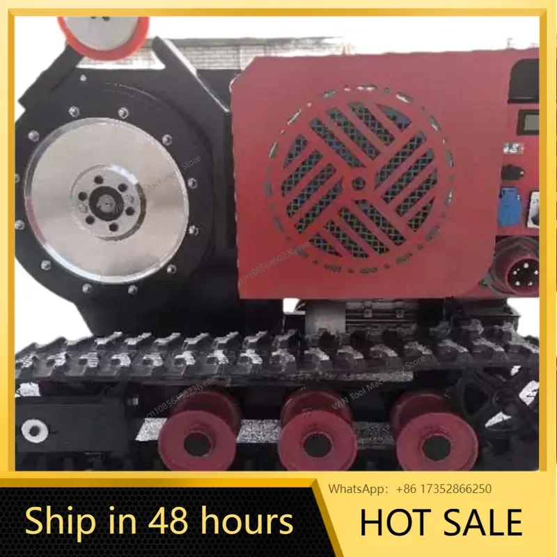 crawler hydraulic wire saw machine 37KW remote control crawler wire saw machine, crawler wire saw cutting machine
