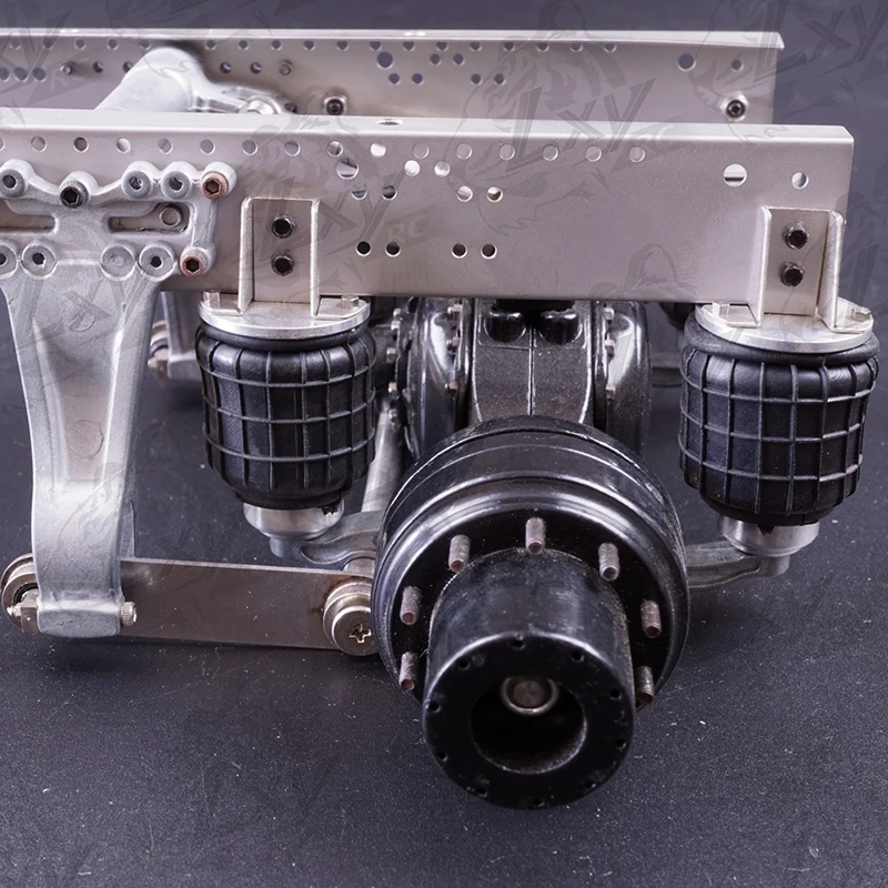 Metal Simulation 4 Air Bag Suspension 8 Air Bag Suspension for 1/14 Tamiya RC Truck SCANIA 770S R620 VOLVO BENZ Arocs MAN Car