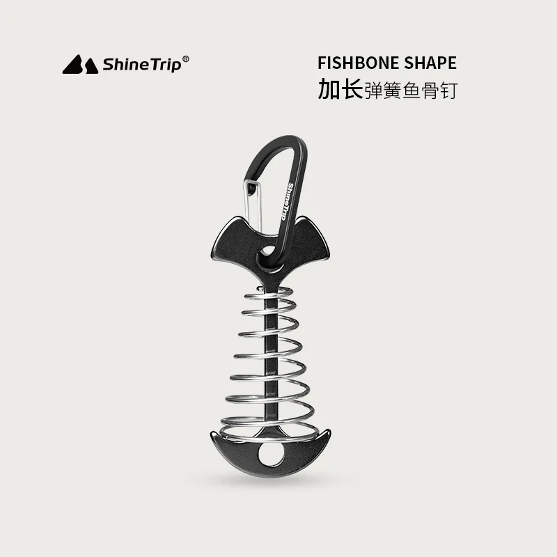 

ShineTrip Aluminum Alloy Tent Accessories - Outdoor Camping Canopy, Wind Rope Buckles, Fishbone Spring Support Boards,