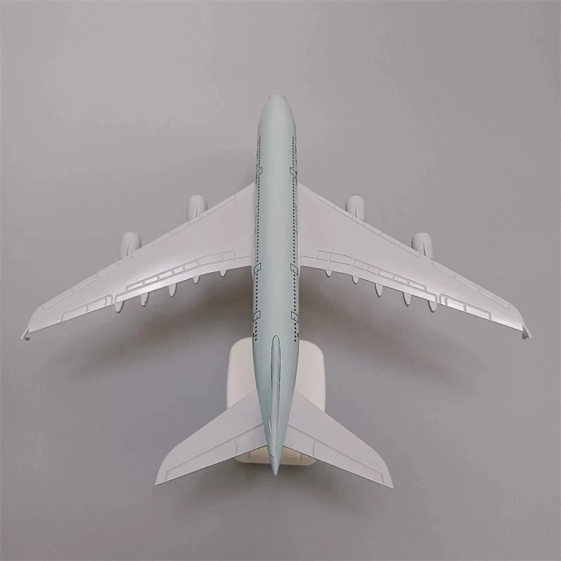 20cm Scale Qatar Airbus 380 Airplane Models Alloy Diecast Airplane Model plane model building Kit