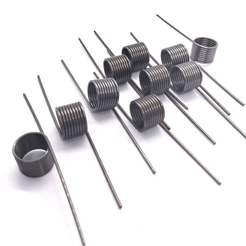 10pcs Left Rotation Micro V-Shaped Spring 2.5mm Wire Diameter Left-Wound Torsion Spring Custom 65Mn